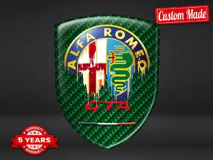 Alfa Romeo Loghi Silicone Auto Resistenti Limitati Alta Qualità